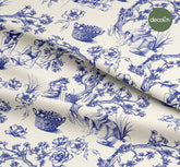 Hand Drawn Peasant Pattern Tree Women Patterned Digital Printed Fabric